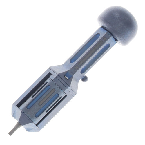 Straight Line EDC Resolve 2.0 Blue Anodized Stonewash Titanium SLRV2-BLSW