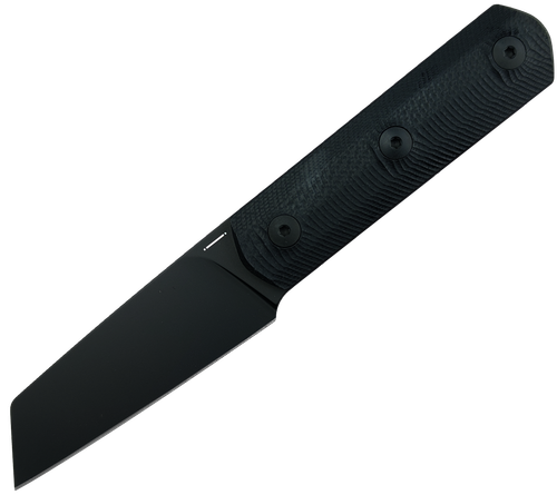Straight Line EDC ERNY Fixed Knife Black PVD M390 Blade Black G10 Handle SLER-GBKD
