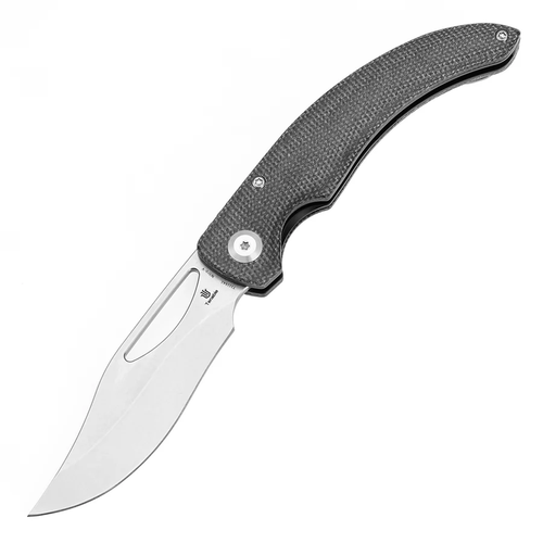 Tenable Gideon Folding Knife Stonewash Nitro V/Black Micarta Front Open