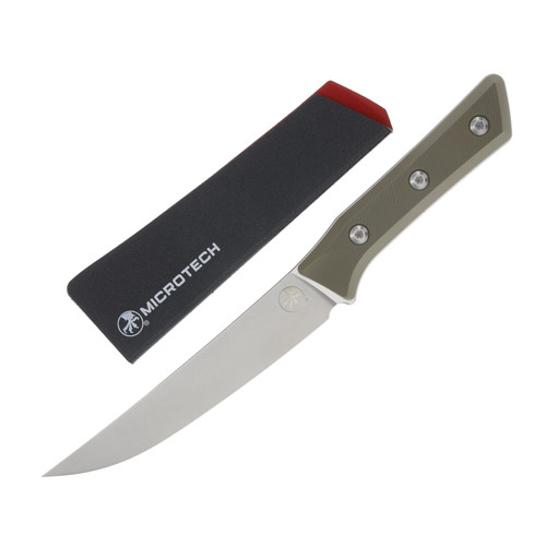 Microtech 6.125Inch Boning Stonewash Standard OD Green MT310010OD