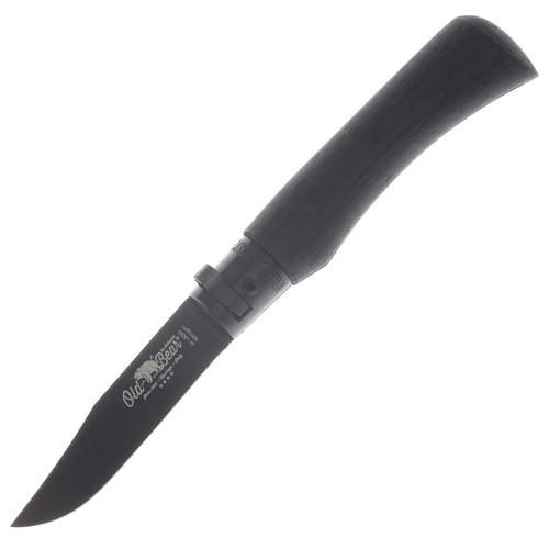 Antonini Old Bear Ring Lock Folding Knife Total Black Small 9303/17_MNN