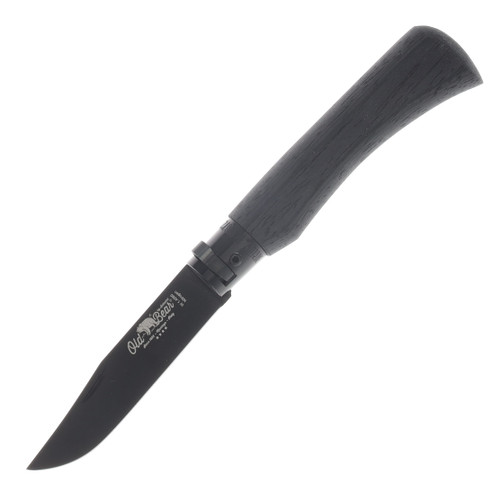 Antonini Old Bear Ring Lock Folding Knife Total Black Medium 9303/19_MNN