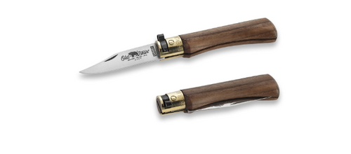 Antonini Old Bear Classical XS Walnut 2.36in Plain Satin C67 Clip Point