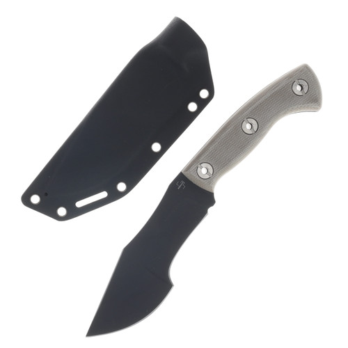 Boker Plus Mini Tracker 2.0 Olive 5.31in Plain Black Modified Drop Point BK02BO113