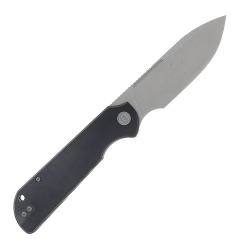 Eutektik Liong Mah Binary Left Handed G-10 Black 3.75 In Sandvik Stonewash Drop Point LM26