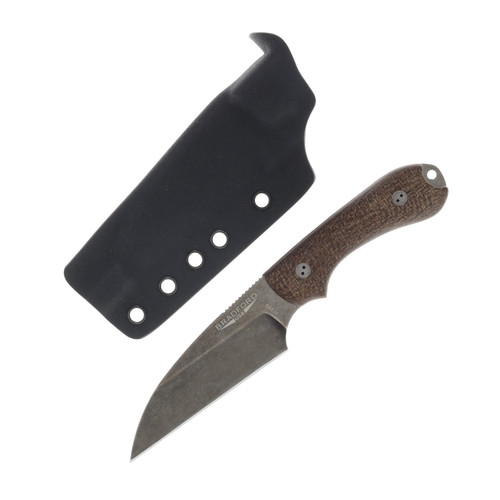Bradford Guardian 3 Fixed Blade Nimbus M390 Wharncliffe/Natural Burlap Micarta BRAD3439