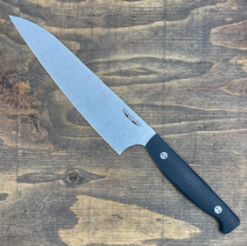 Bradford Knives Chef Knife 8 Inch Plain Stonewash Chefs Blade