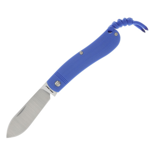 Jack Wolf K9 Jack Ultralight Folding Knife Opposing Arcs Blue G-10 K9-02-G10-BLU-OARC