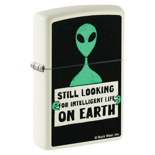 Zippo Buck Wear Alien Glow in the Dark Lighter ZP46092