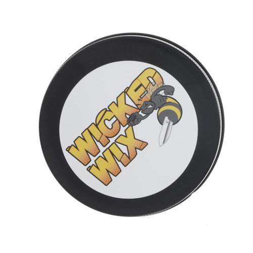 Wicked Industries Wicked Wix 8oz. Tin Vanilla Caramel Candle WICKWIX8OZVC