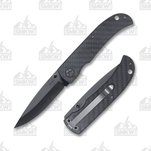 Boker Plus Anti Grav Folding Knife 3.31in Plain Edge Carbon Fiber