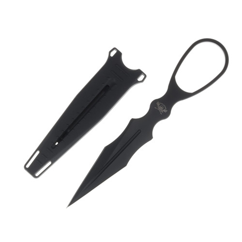 Skallywag Tactical D2 Dagger 2.5 Inch Plain Black PVD Dagger SWTD2DBLK
