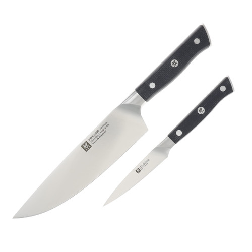ZWILLING Henckels Spectrum 2-pc Knife Set Matte Black Jute Micarta 1033923