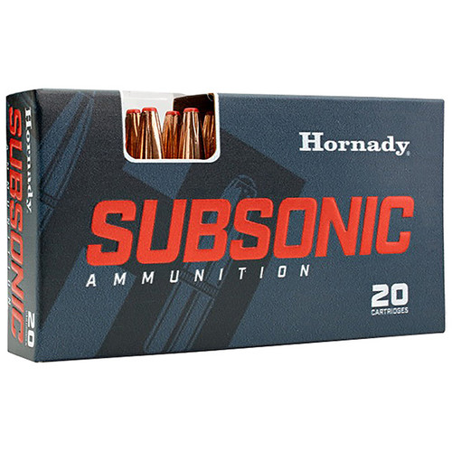 Hornady Ammo 338 ARC Rifle Ammunition Brass 20 Rounds Centerfire 307 Grain Sub-X