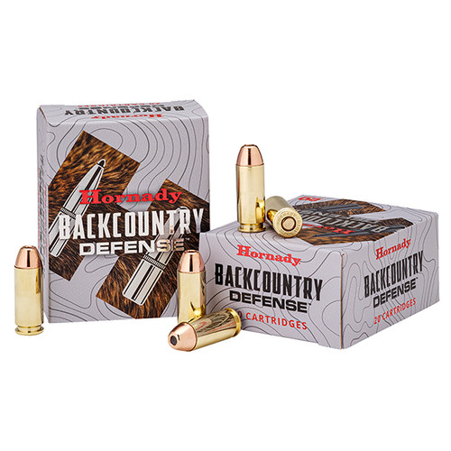 Hornady Back Country Defense 44 Rem Mag Handgun Ammo Brass Centerfire 20 Rounds 240 Grain DGH