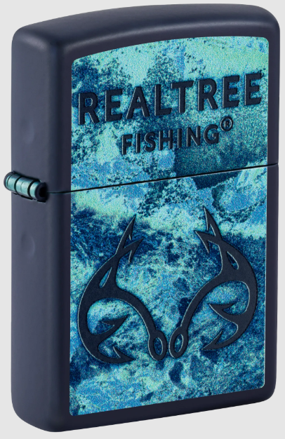 Zippo Lighter Realtree Fishing Navy Matte Realtree Collection ZP46792