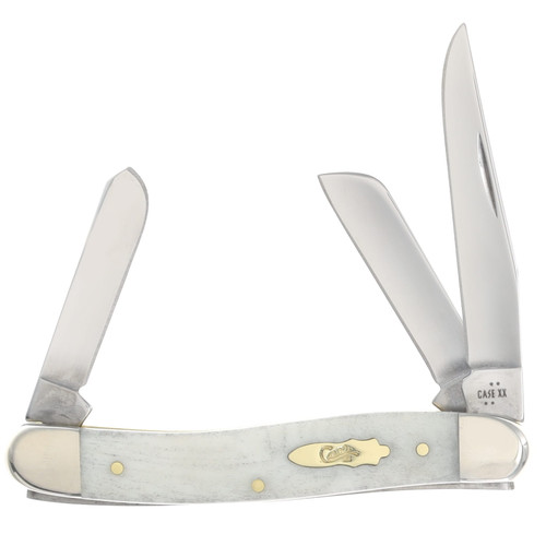 Case XX Natural Smooth Bone Medium Stockman Folding Knife CA11021