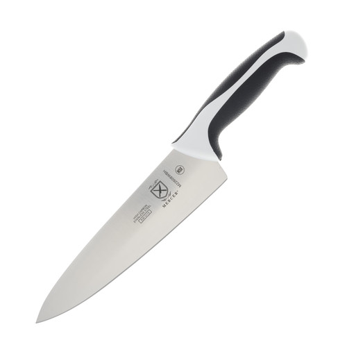 Mercer Sports Millennia Colors 8" Chef's Knife White & Black Handle M22608WBH