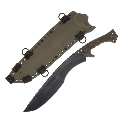 Miller Bros Blades Tan Sheath Coyote Handle M-19TSCH