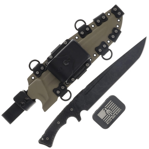 Miller Bros M-21 Fixed Knife OD Green Handle OD Green Sheath M-21ODSODH