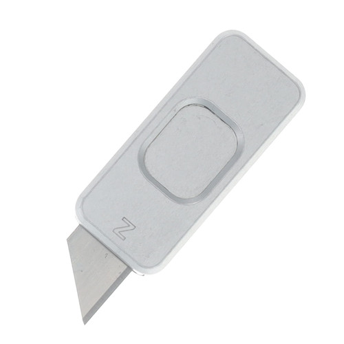 Rivery Zero Smooth Operator Manual OTF Utility Knife-Worn Gray Aluminum Handle Zero-M-OTF-S-6061-Worn Gray