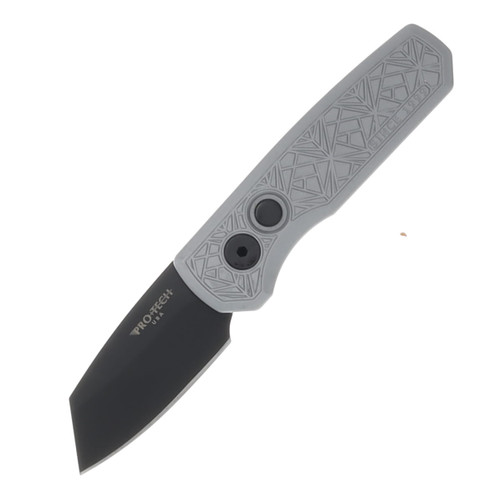 ProTech Runt 5 Nexus Automatic Knife DLC 20CV Reverse Tanto/Textured Grey AUPTR5203-GREYN