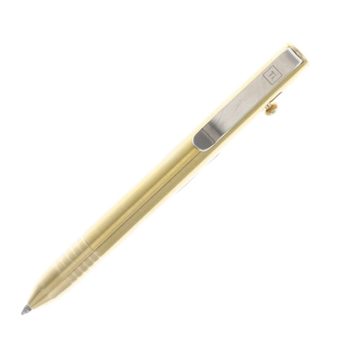 Big I Design Base Line Solid Brass Bolt Action EDC Pen - Parker Compatible BIGI20