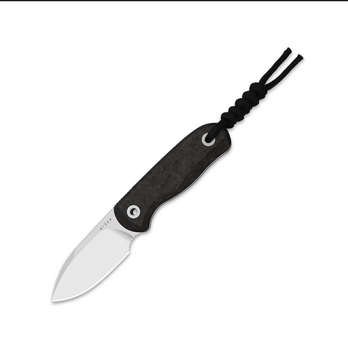 Kizer Drop Bear Fixed Blade Knife 2.6in Plain Satin Drop Point