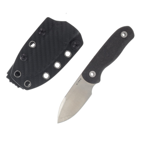 Kizer Drop Bear Fixed Blade Knife 2.6in Plain Satin Drop Point 1094A3