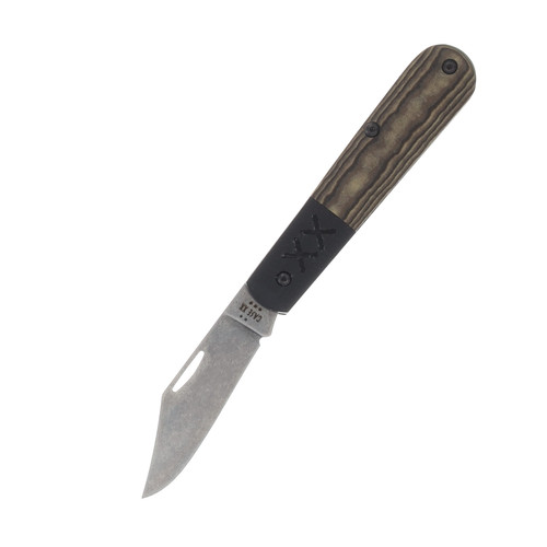 Case XX Crossroads Series XR S35VN/Tan Richlite with Black G-10 Bolsters CA53161