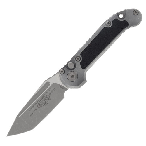 Microtech LUDT Gen III Auto Knife Weathered Metal - Apocalyptic Tanto AUMT113610APWME