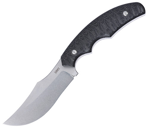 Columbia River Burrower Fixed Knife Black Micarta Handle SW D2 Blade CR3610