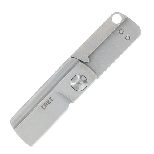 Columbia River Box Key Slip Joint Folding Knife Stainless Steel Handle SW 12C27 Blade CR7118