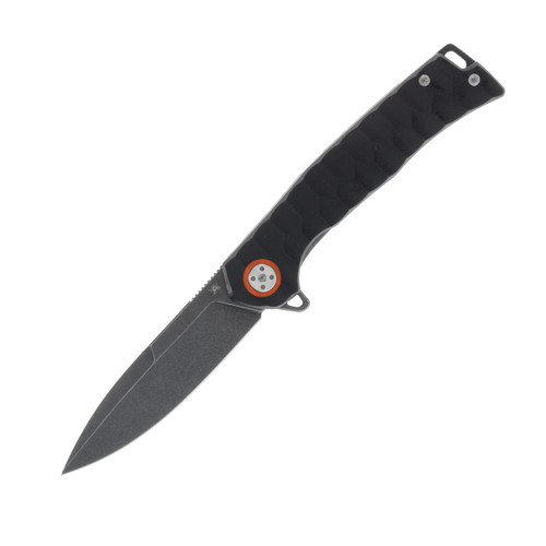 Skallywag Tactical Sao Feng Linerlock Folding Knife D2/Black G-10 SWSFBL
