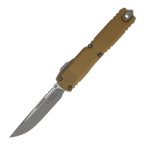 Microtech Ultratech GEN IV OTF Auto SE Apocalyptic Standard -Tan AUMT1121410APTA 