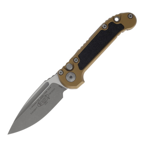 Microtech 2023 LUDT OTS Auto C/P Apocalyptic Standard Tan Handle MT113510APTA