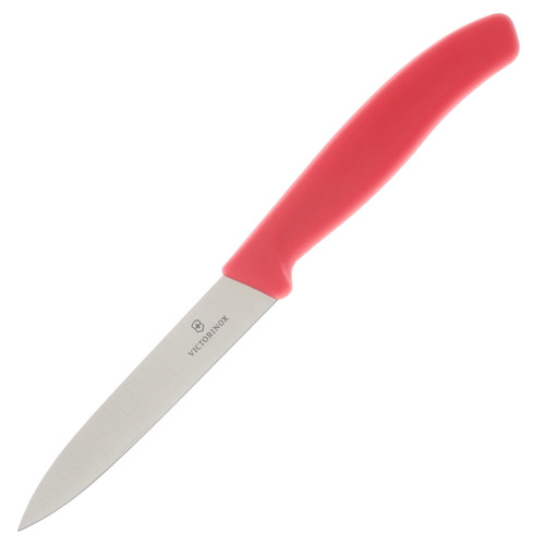 Victorinox Paring Knife Red 4in Plain Paring V67701C1
