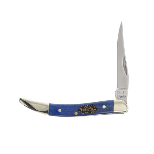 Frost Steel WarriorSmall Toothpick Midnight Blue Bone Handle FR109MNB