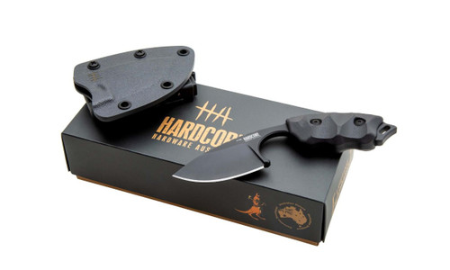 Halfbreed Blades LFK-03 Gen 2 Fixed Blade Black G-10 Handle Black K340 Drop Point Blade LFK03G2BLK