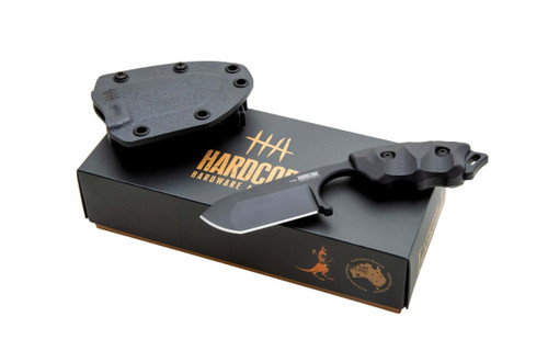 Halfbreed Blades LFK-07 Gen 2 Fixed Knife Black G-10 Handle Black K340 Modified Drop Point Blade LFK07G2BLK