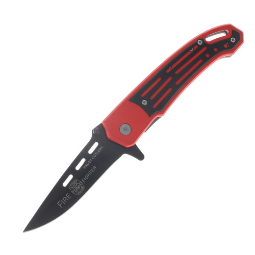 Frost American Firefighter Tactical Folder Assisted Opening Knife FRC227FF