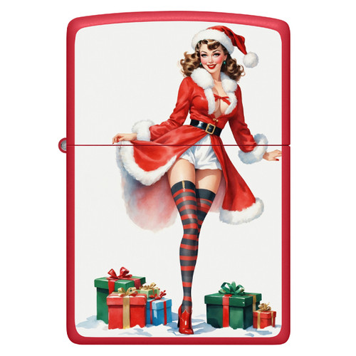 Zippo SMKW Exclusive Christmas 2025 Christmas Pinup with Gifts Limited Edition Lighter ZPC425331