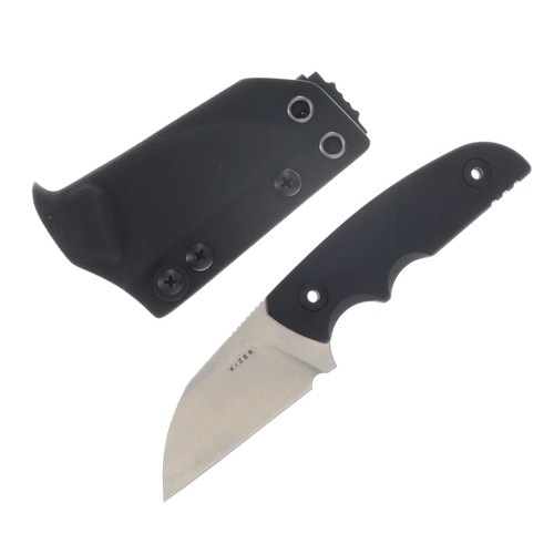 Kizer Snick Fixed Knife Black G-10 Handle Satin AEB-L Blade 1085A1