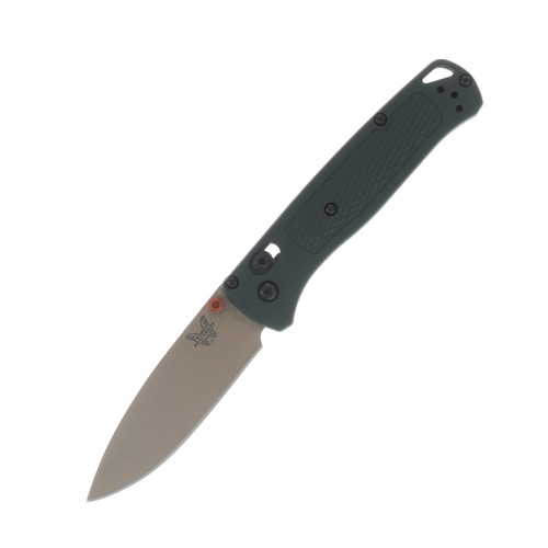 Benchmade Bugout Folding Knife Taiga Green Grivory Handle Elmax Blade BM535TN-2601