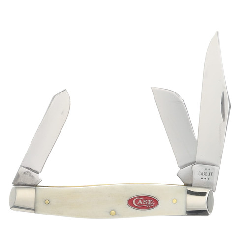 Case XX Natural Bone Large Stockman Folding Knife CA14025