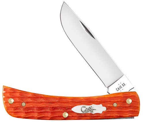 Case XX Tequila Sunrise Crandall Jigged Bone Sod Buster Jr. Folding Knife CA57533