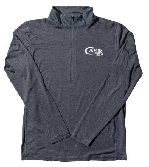 Case Graphite Heather 1/4 Zip Athletic Shirt - 2X-Large CA41254