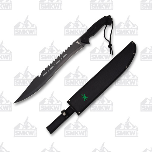 Tac Xtreme Guthook Machete 17.5in Plain Black Machete 1