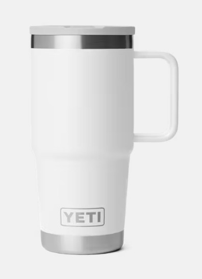 Yeti Rambler 20 oz Travel Straw Mug White
