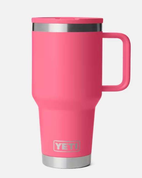 Yeti Rambler 30 oz Travel Straw Mug Tropical Pink